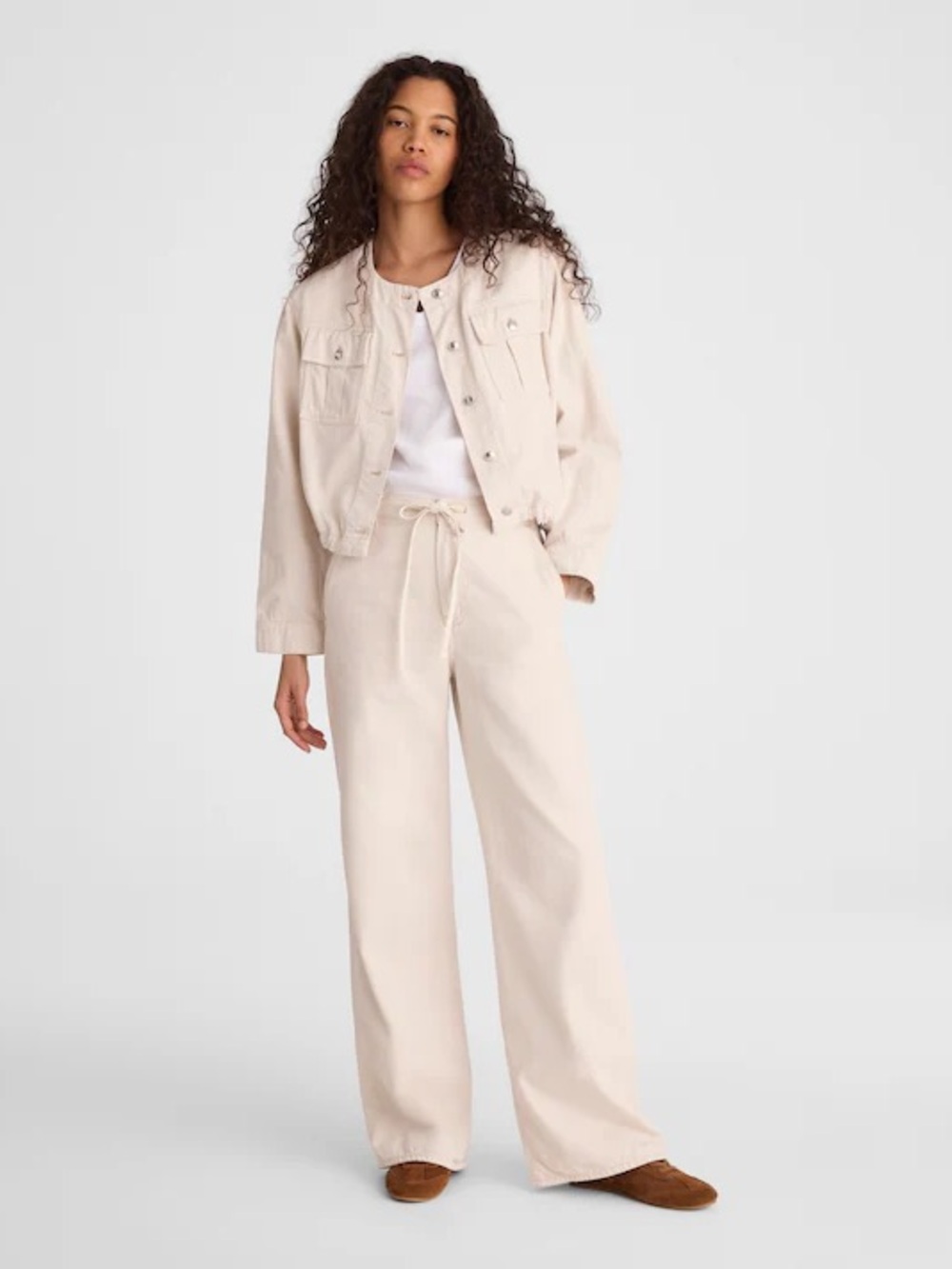 Madewell The Tall Ultimate Wide-Leg Pant in Airy Denim Vintage Canvas Sz 29 NWT